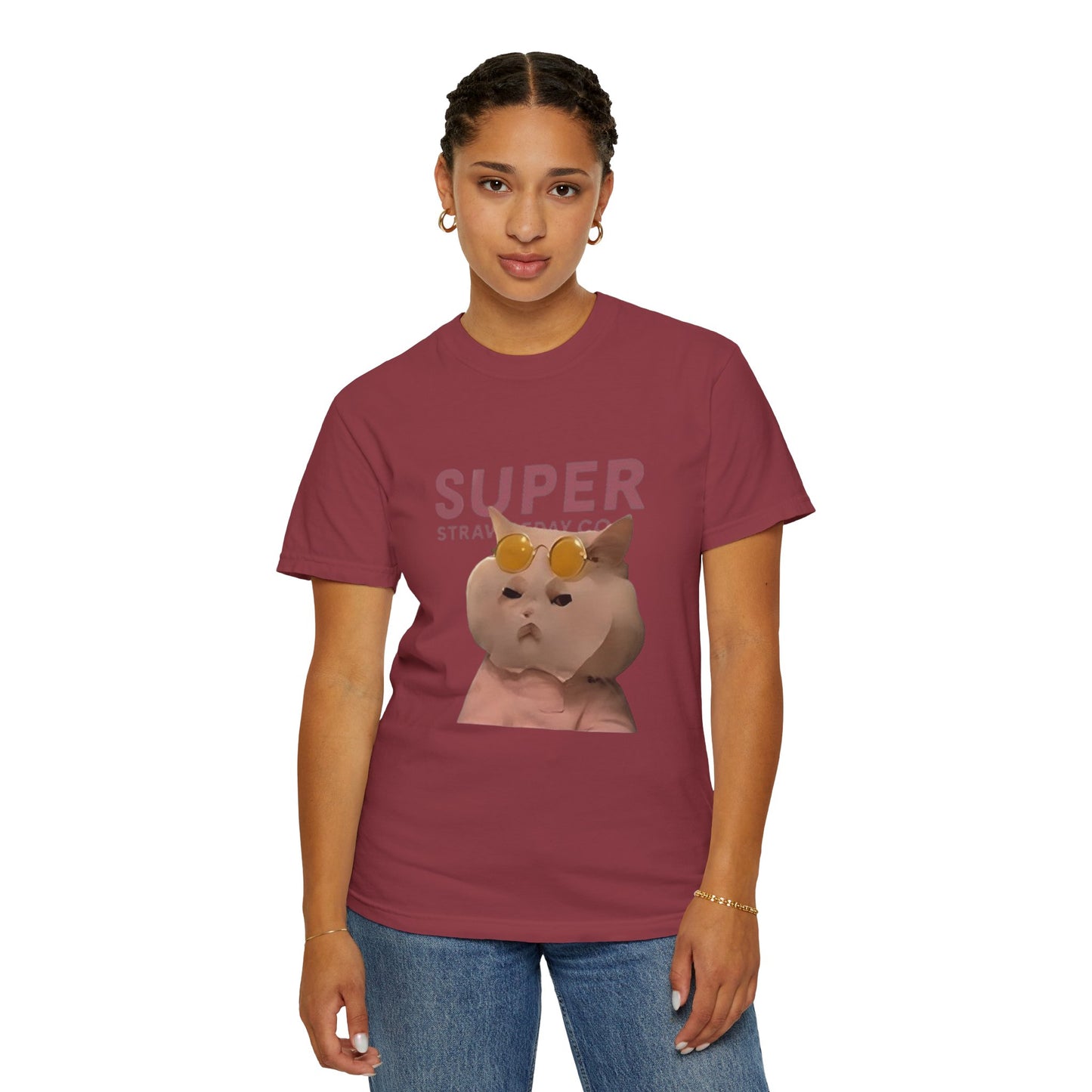 Cartoon Funny Meow Unisex T-Shirt