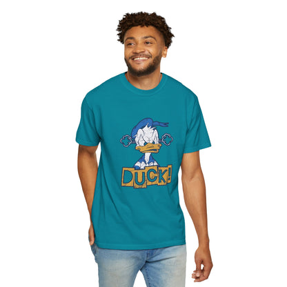 Cartoon Funny Duck Graphic T-Shirt