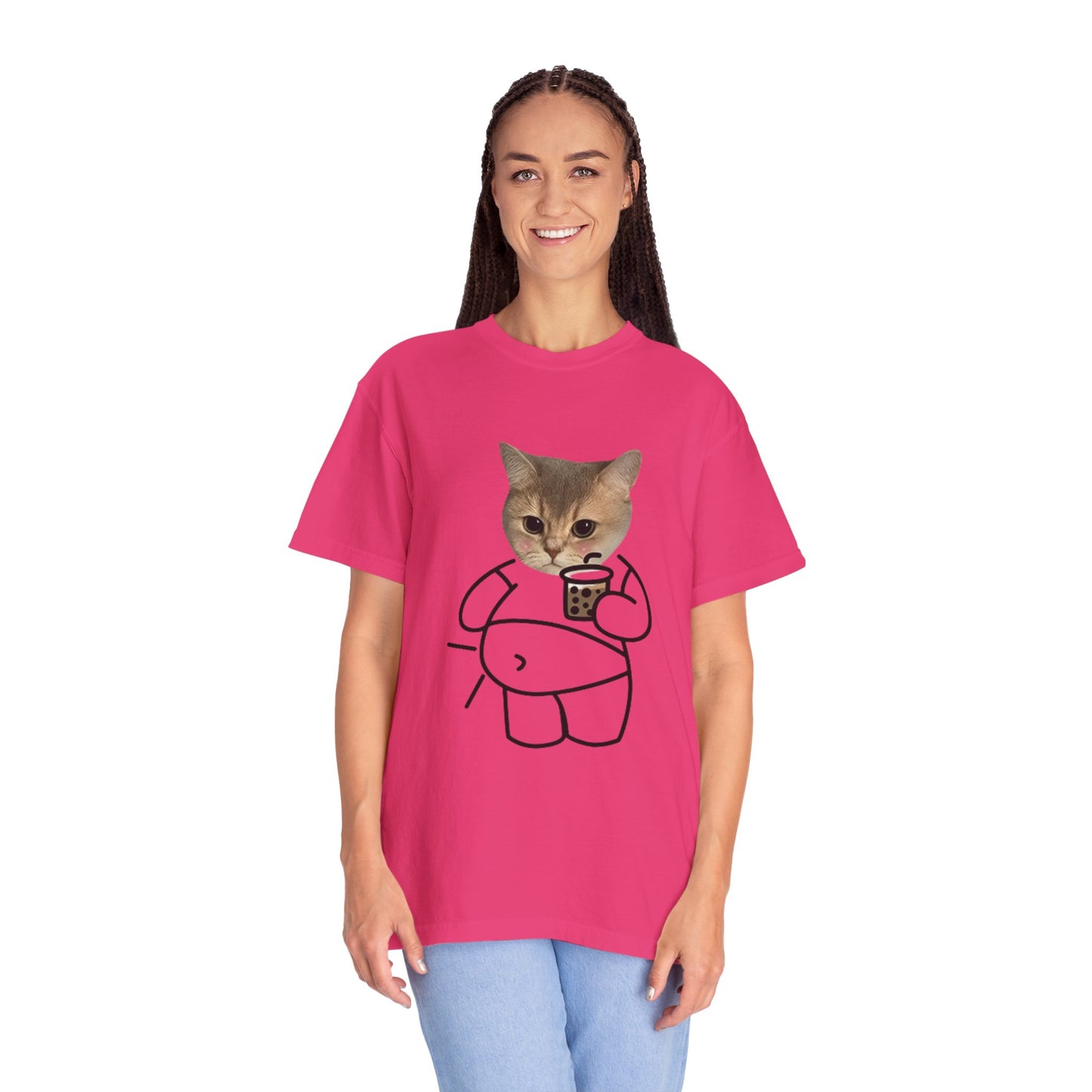 Cartoon Cute Cat Unisex T-Shirt