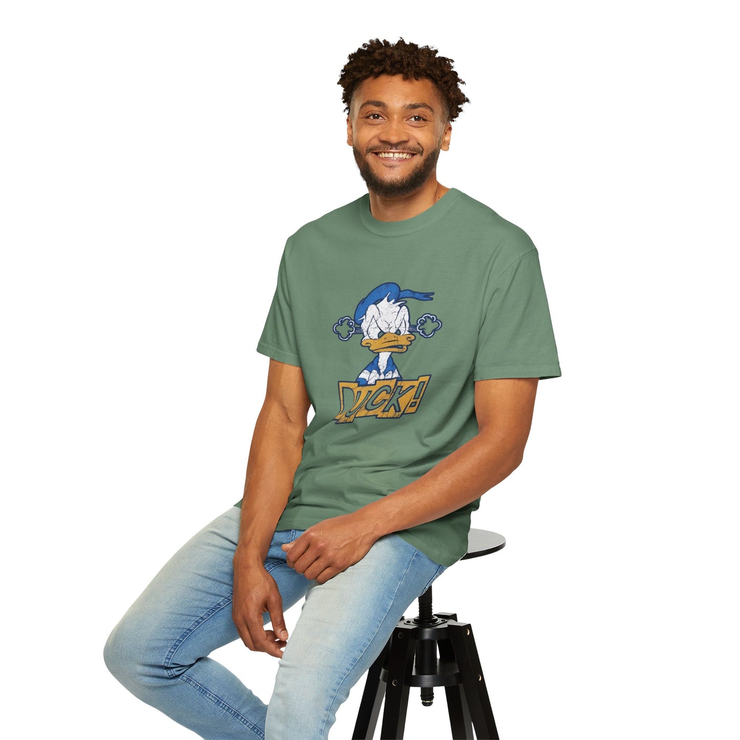 Cartoon Funny Duck Graphic T-Shirt