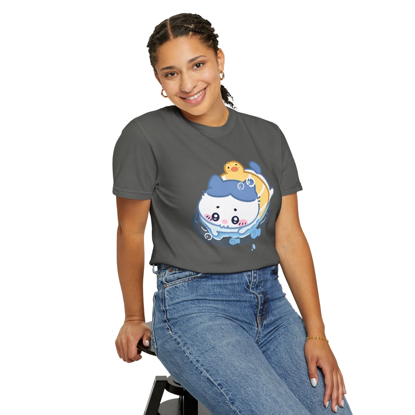 Cartoon Cute Meow Unisex T-Shirt