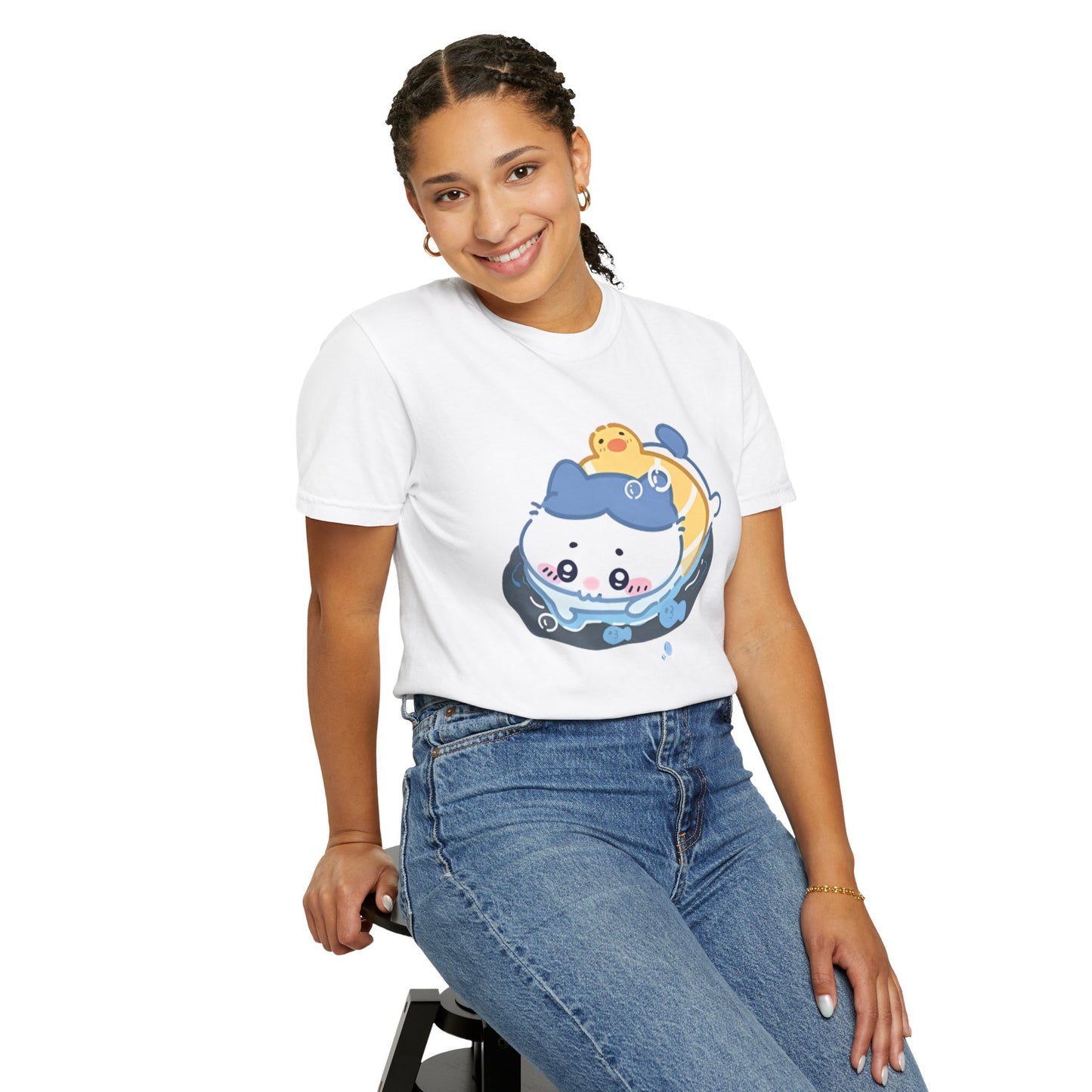 Cartoon Cute Meow Unisex T-Shirt