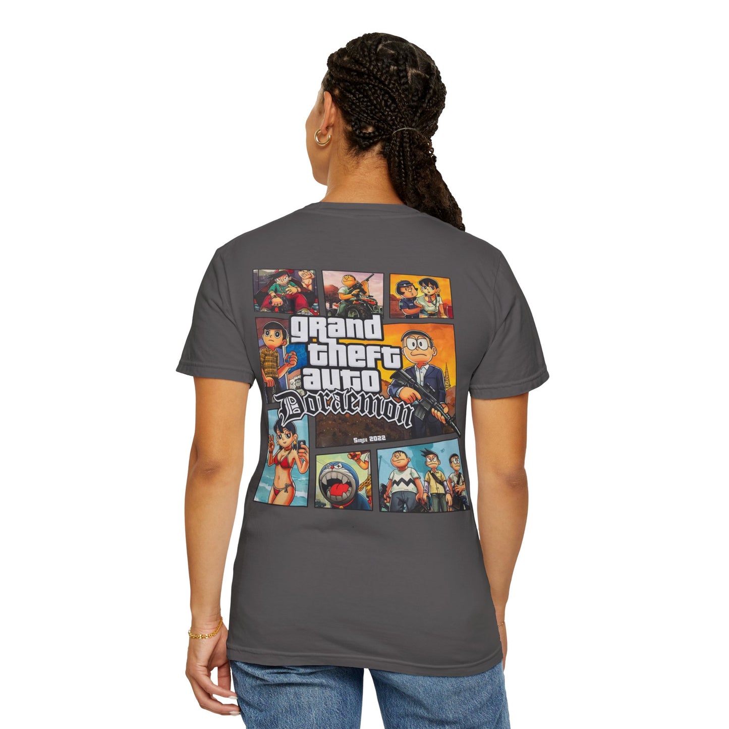 Cartoon GTA & Doraemon Unisex T-Shirt