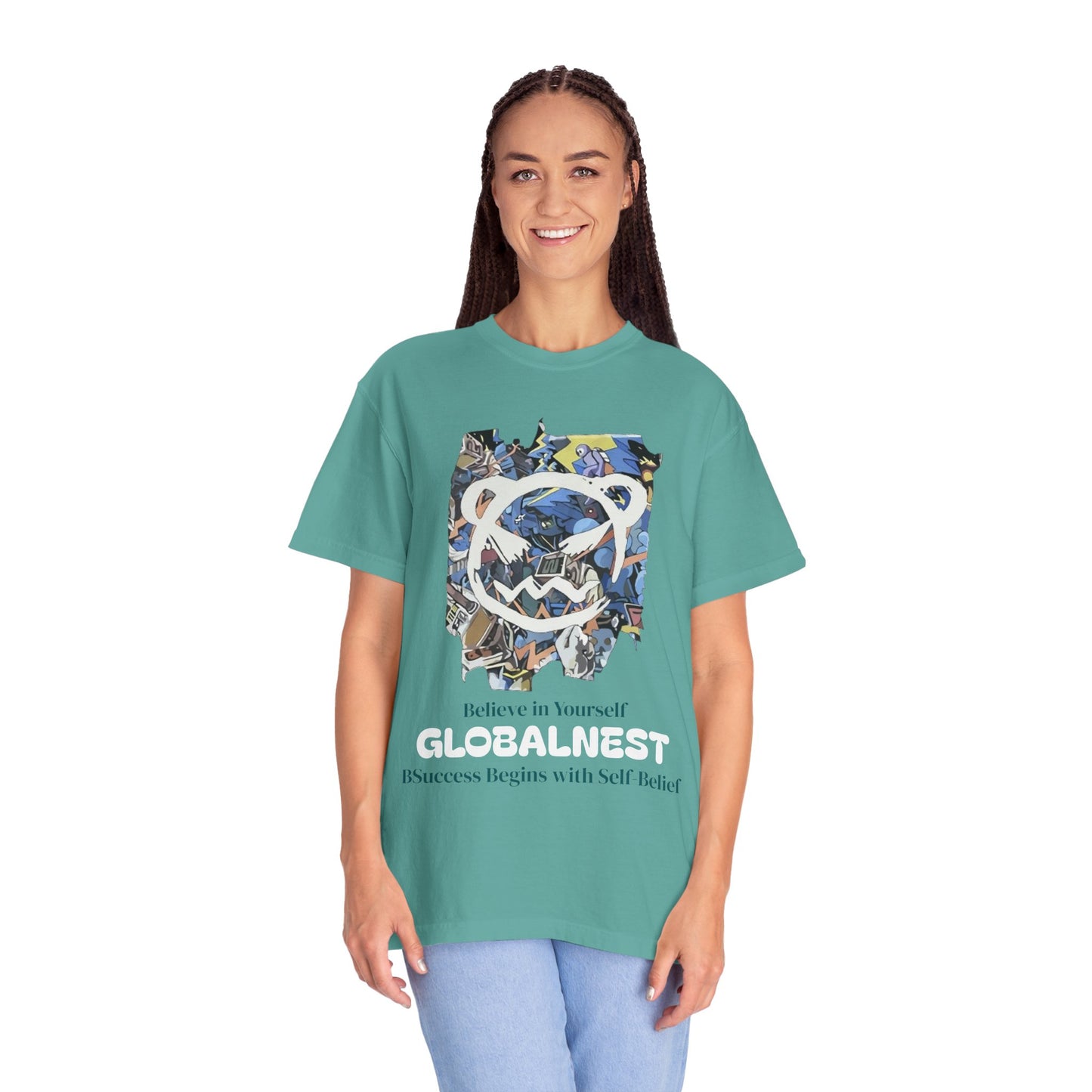 Cartoon Motivational Graphic T-shirt