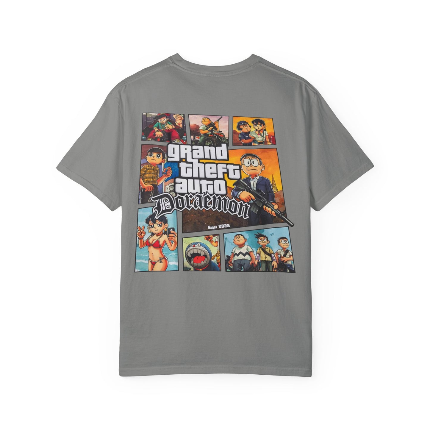 Cartoon GTA & Doraemon Unisex T-Shirt