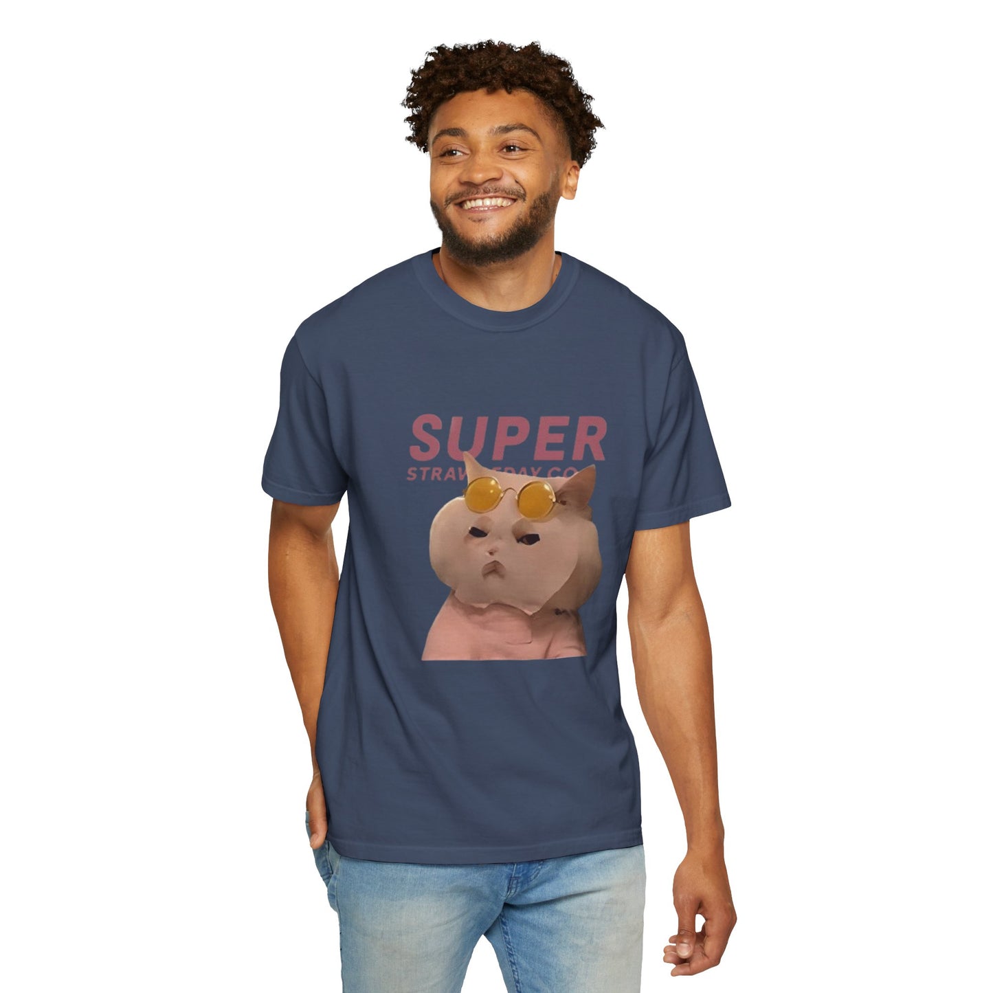 Cartoon Funny Meow Unisex T-Shirt