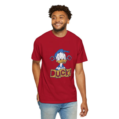 Cartoon Funny Duck Graphic T-Shirt