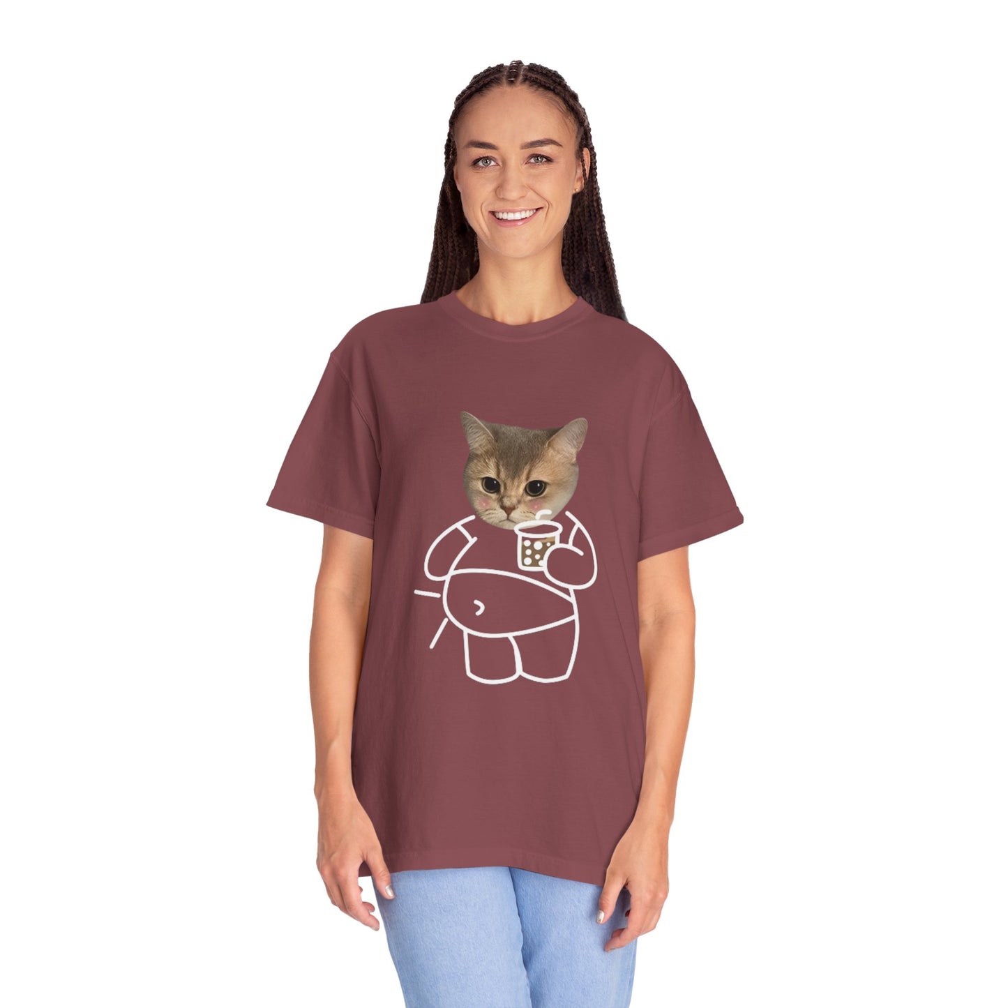 Cartoon Cute Cat Unisex T-Shirt
