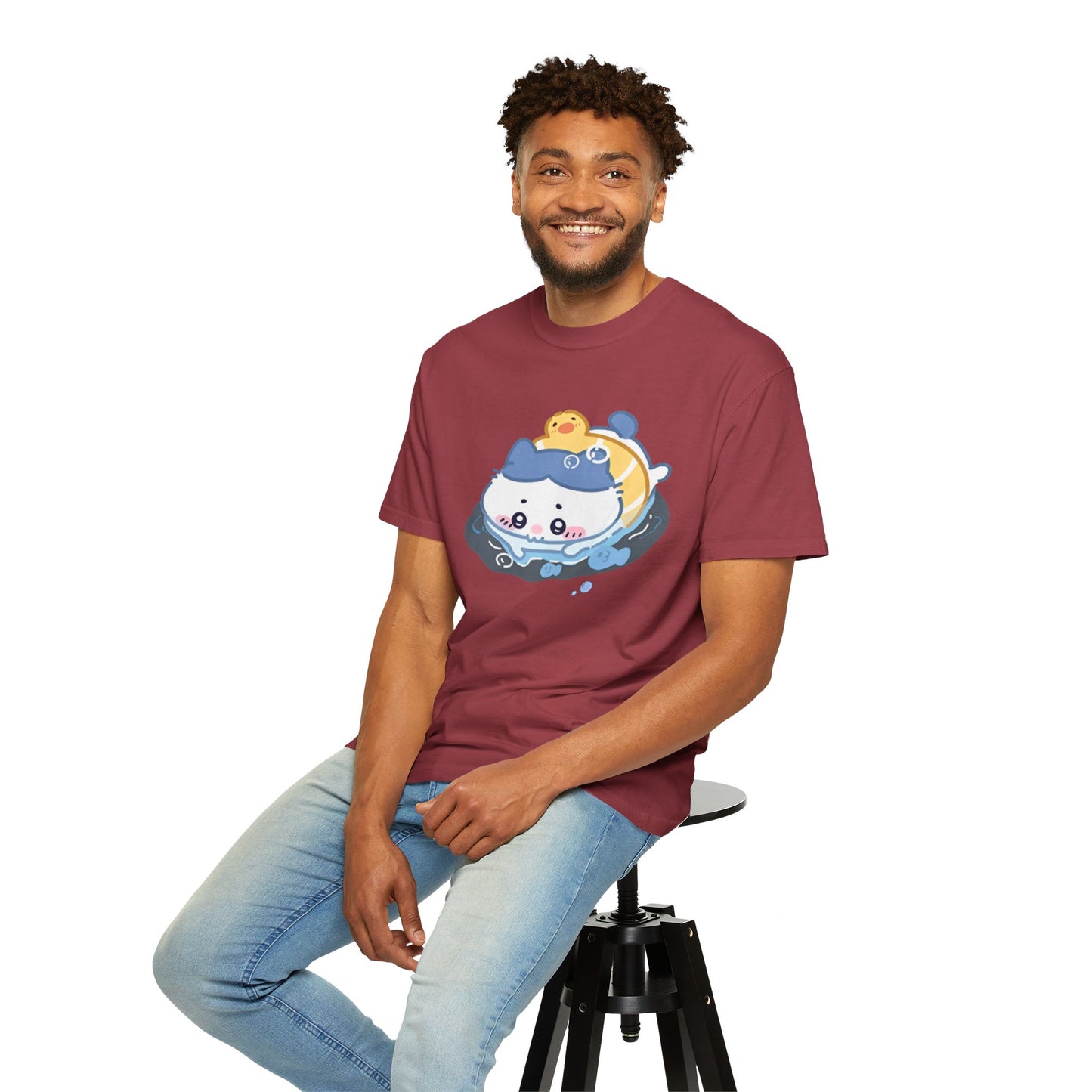 Cartoon Cute Meow Unisex T-Shirt