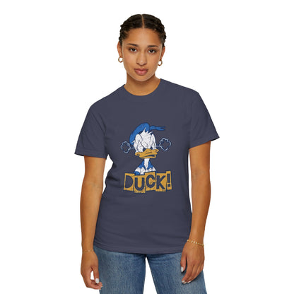 Cartoon Funny Duck Graphic T-Shirt