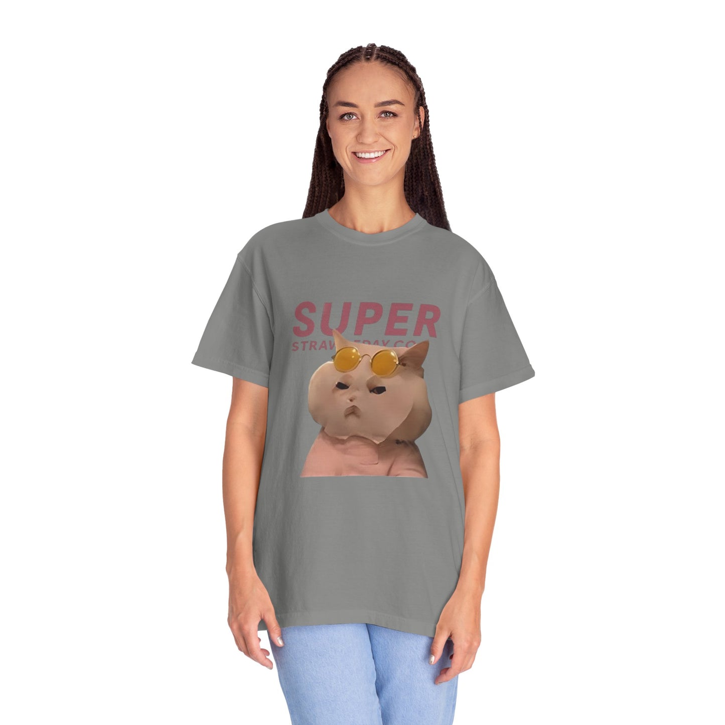 Cartoon Funny Meow Unisex T-Shirt