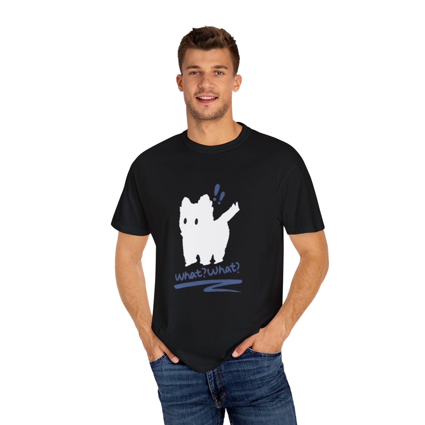What What Kitten Cartoon T-Shirt