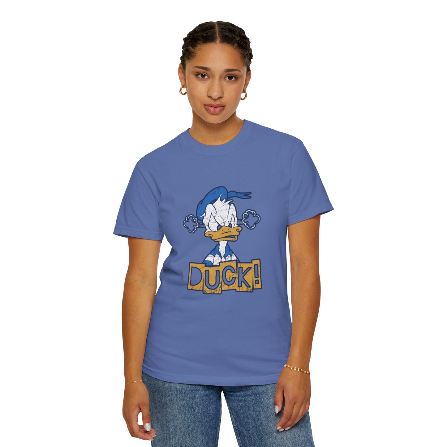 Cartoon Funny Duck Graphic T-Shirt