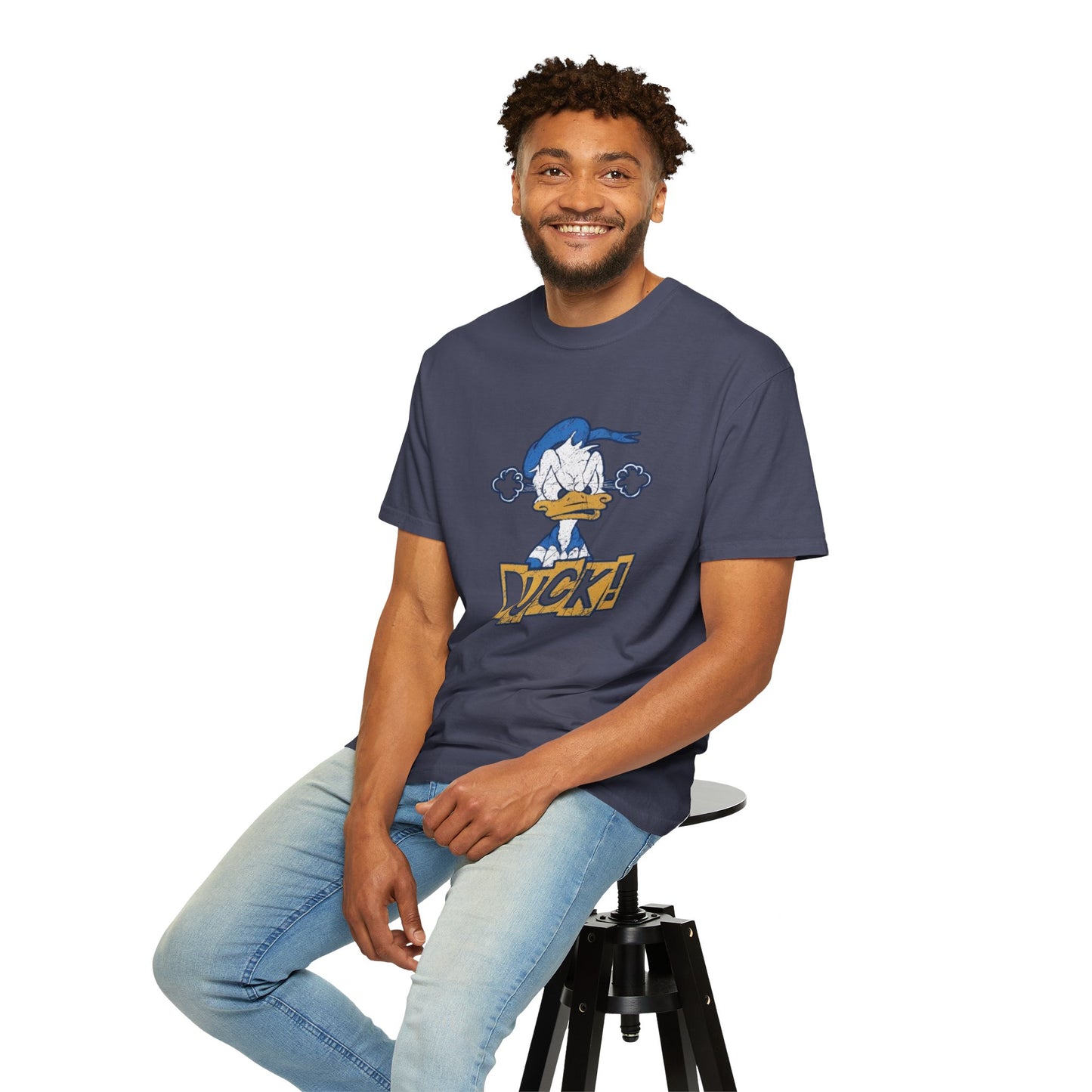 Cartoon Funny Duck Graphic T-Shirt