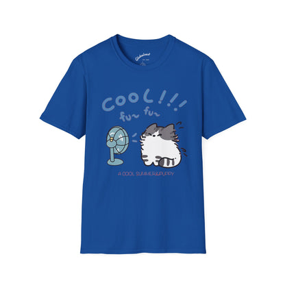 Cartoon Cool Cat Unisex T-Shirt
