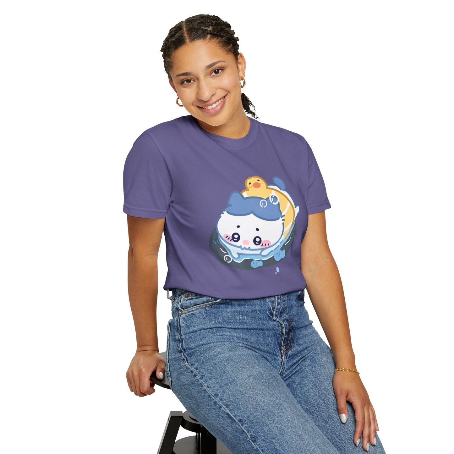 Cartoon Cute Meow Unisex T-Shirt