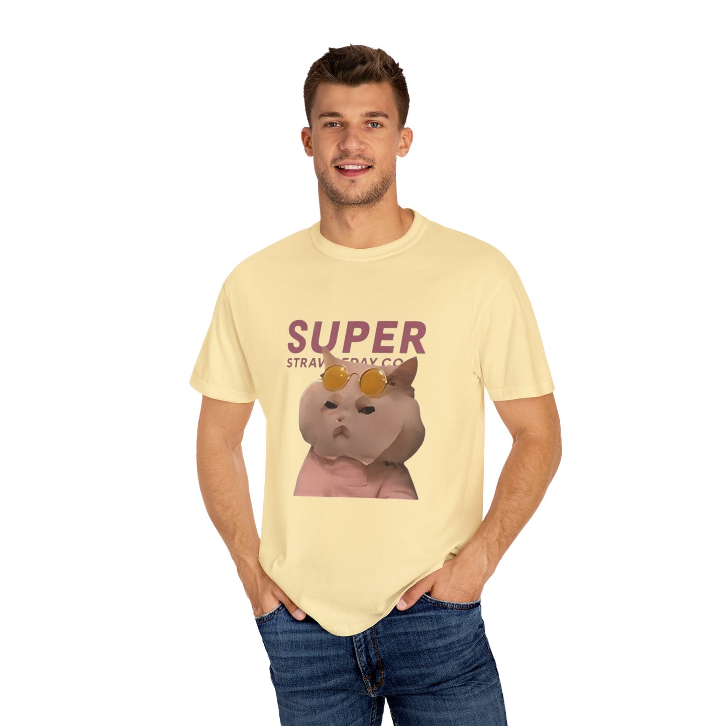 Cartoon Funny Meow Unisex T-Shirt