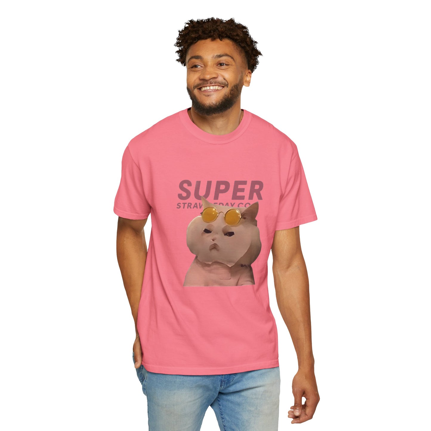 Cartoon Funny Meow Unisex T-Shirt