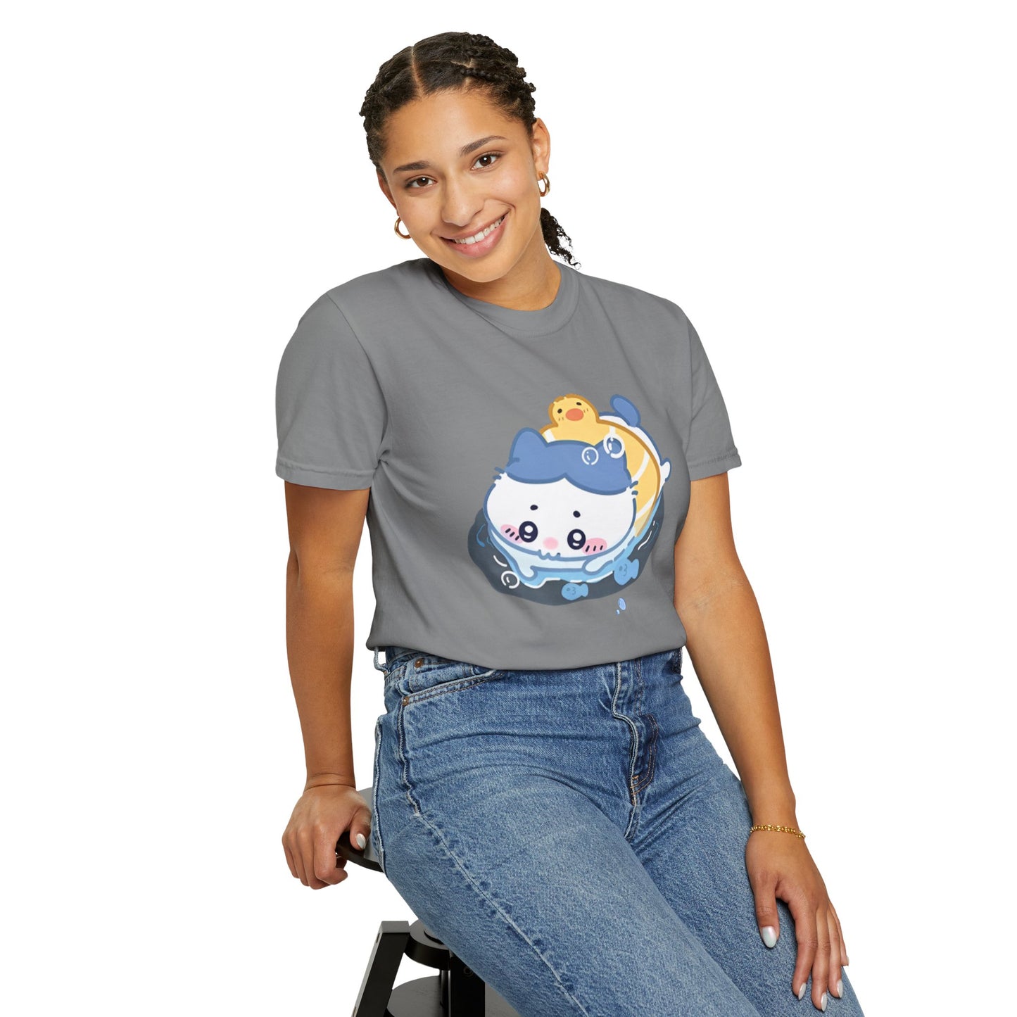 Cartoon Cute Meow Unisex T-Shirt
