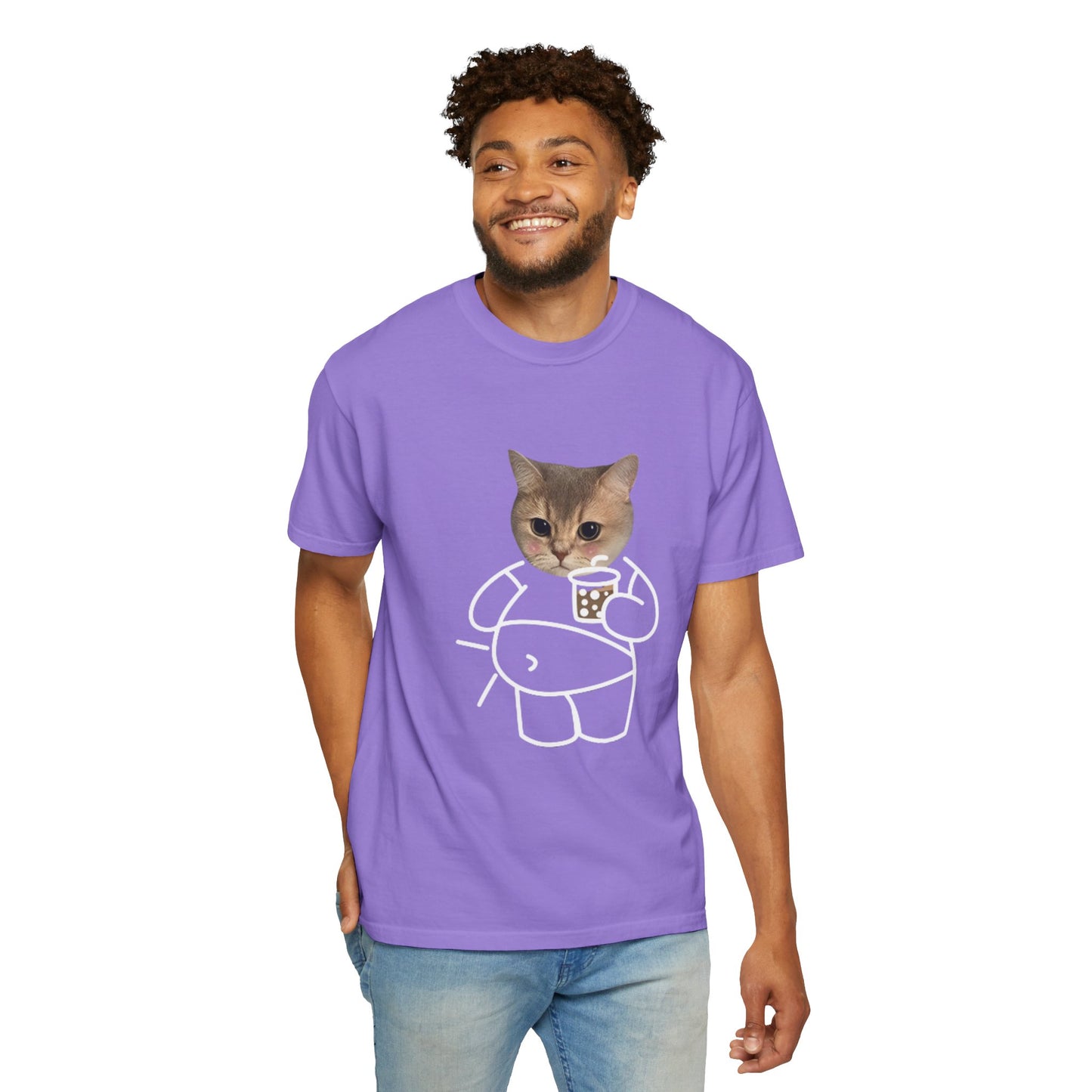 Cartoon Cute Cat Unisex T-Shirt