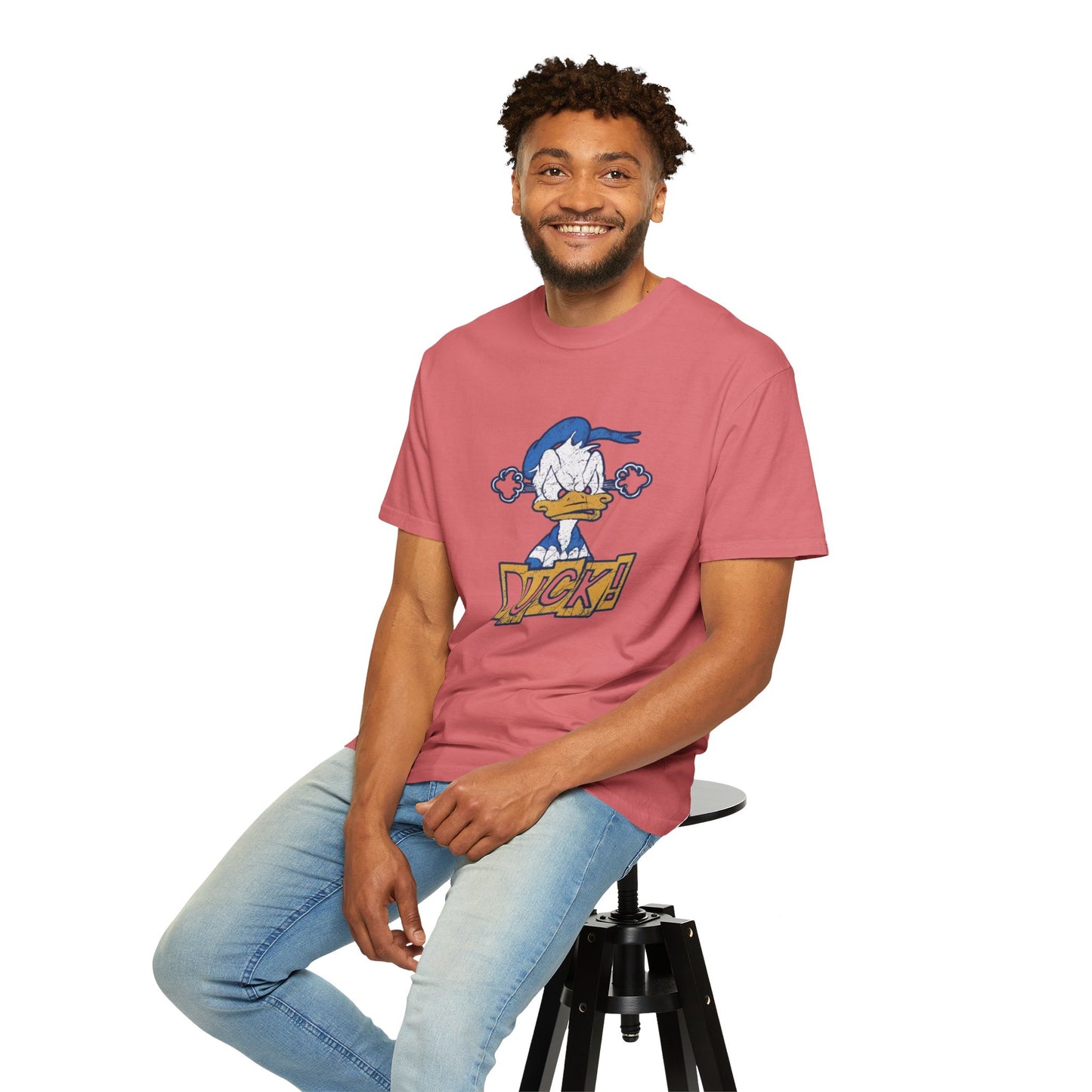 Cartoon Funny Duck Graphic T-Shirt