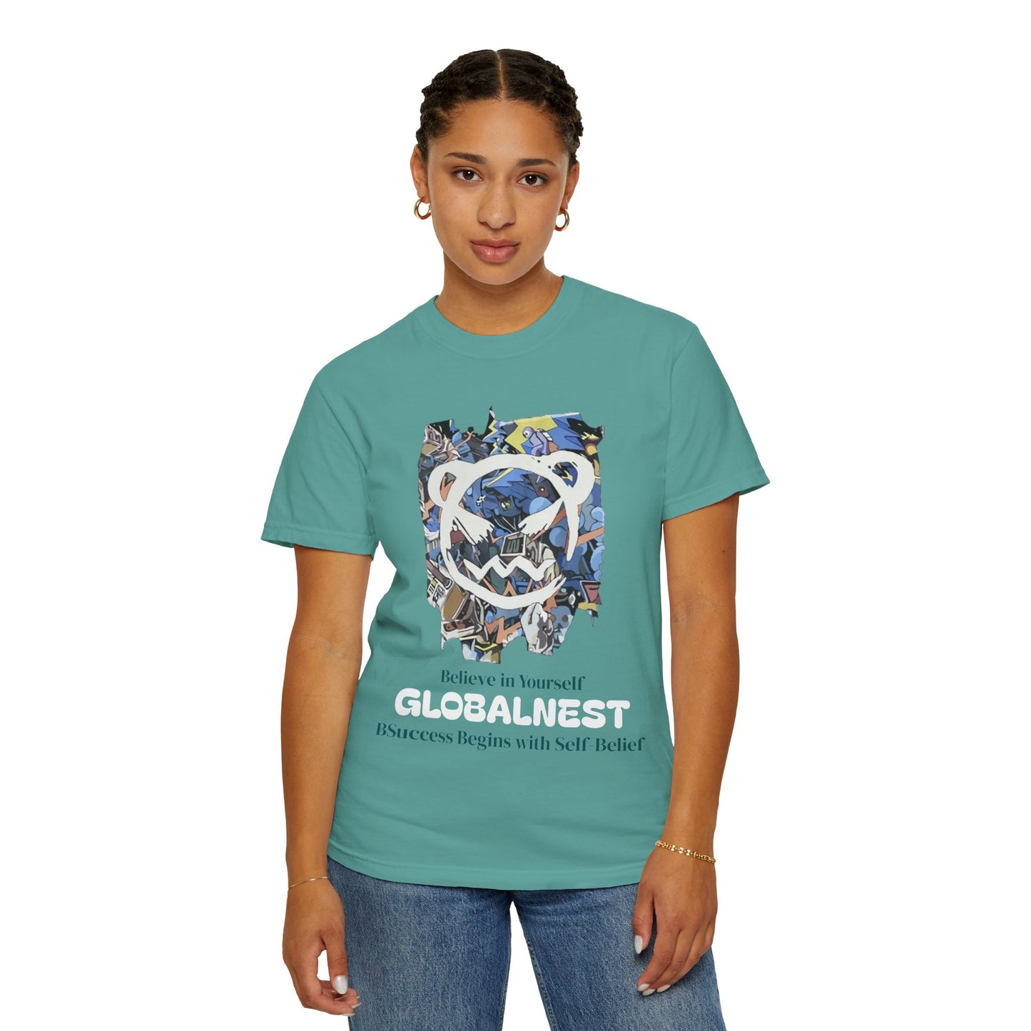 Cartoon Motivational Graphic T-shirt