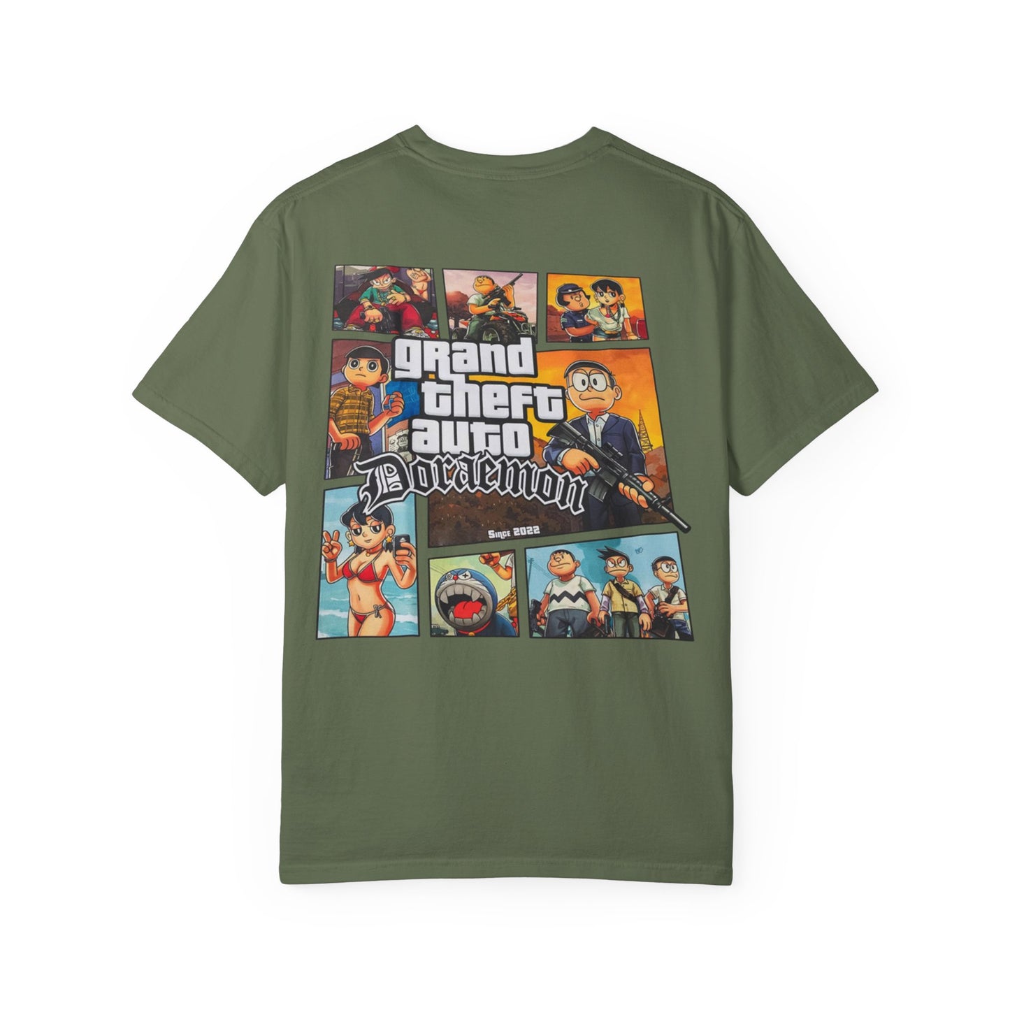 Cartoon GTA & Doraemon Unisex T-Shirt