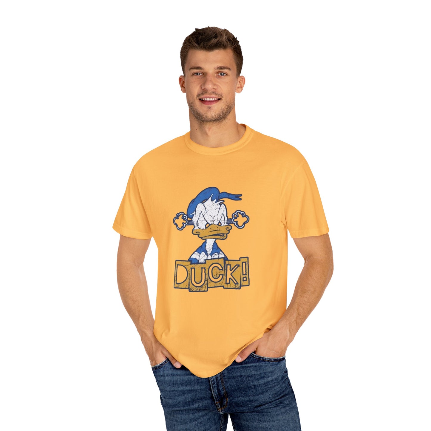 Cartoon Funny Duck Graphic T-Shirt