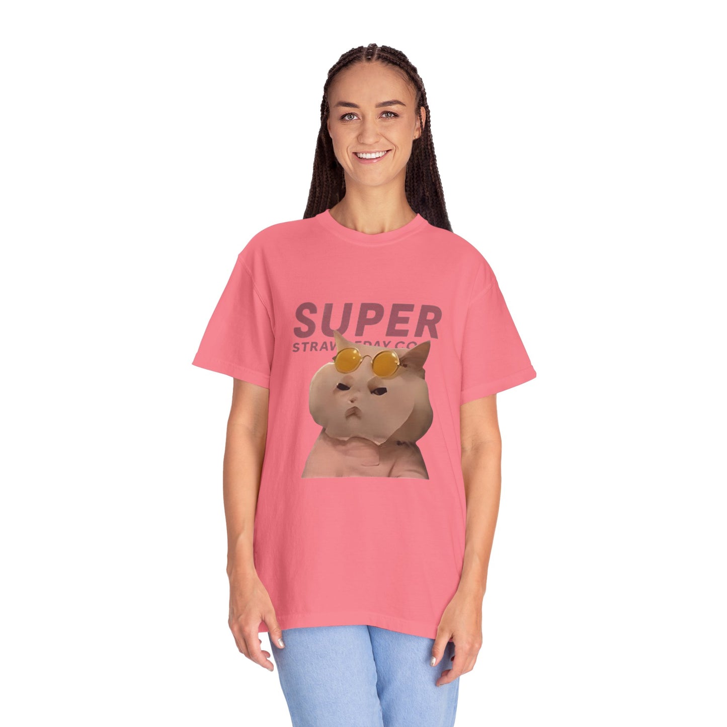 Cartoon Funny Meow Unisex T-Shirt