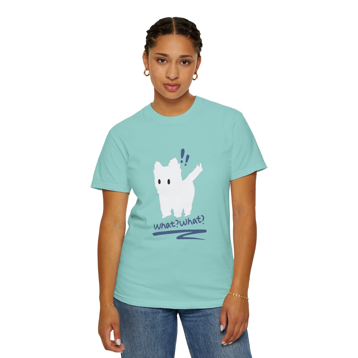 What What Kitten Cartoon T-Shirt