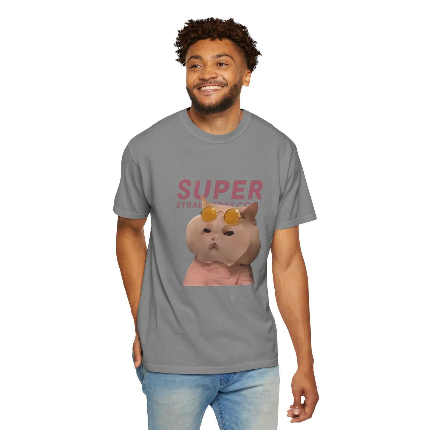 Cartoon Funny Meow Unisex T-Shirt