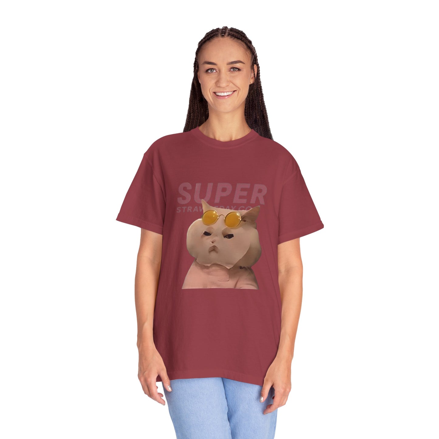 Cartoon Funny Meow Unisex T-Shirt