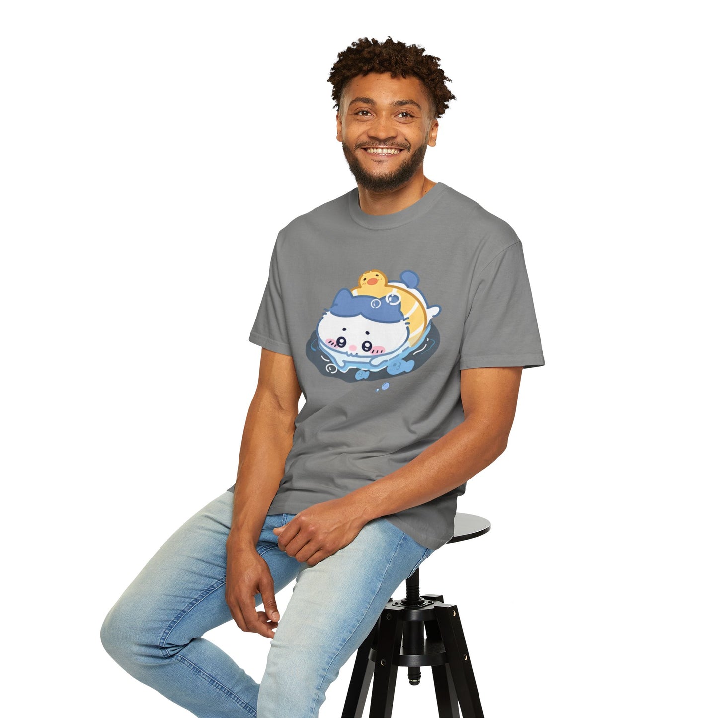 Cartoon Cute Meow Unisex T-Shirt