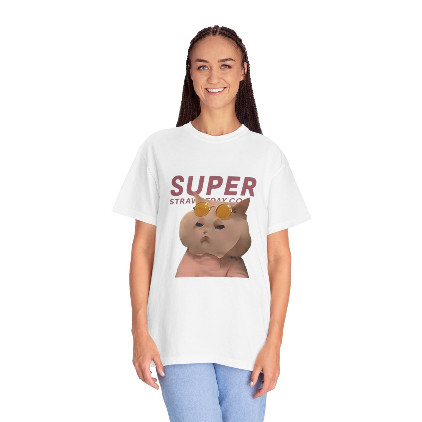 Cartoon Funny Meow Unisex T-Shirt