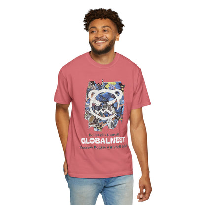 Cartoon Motivational Graphic T-shirt