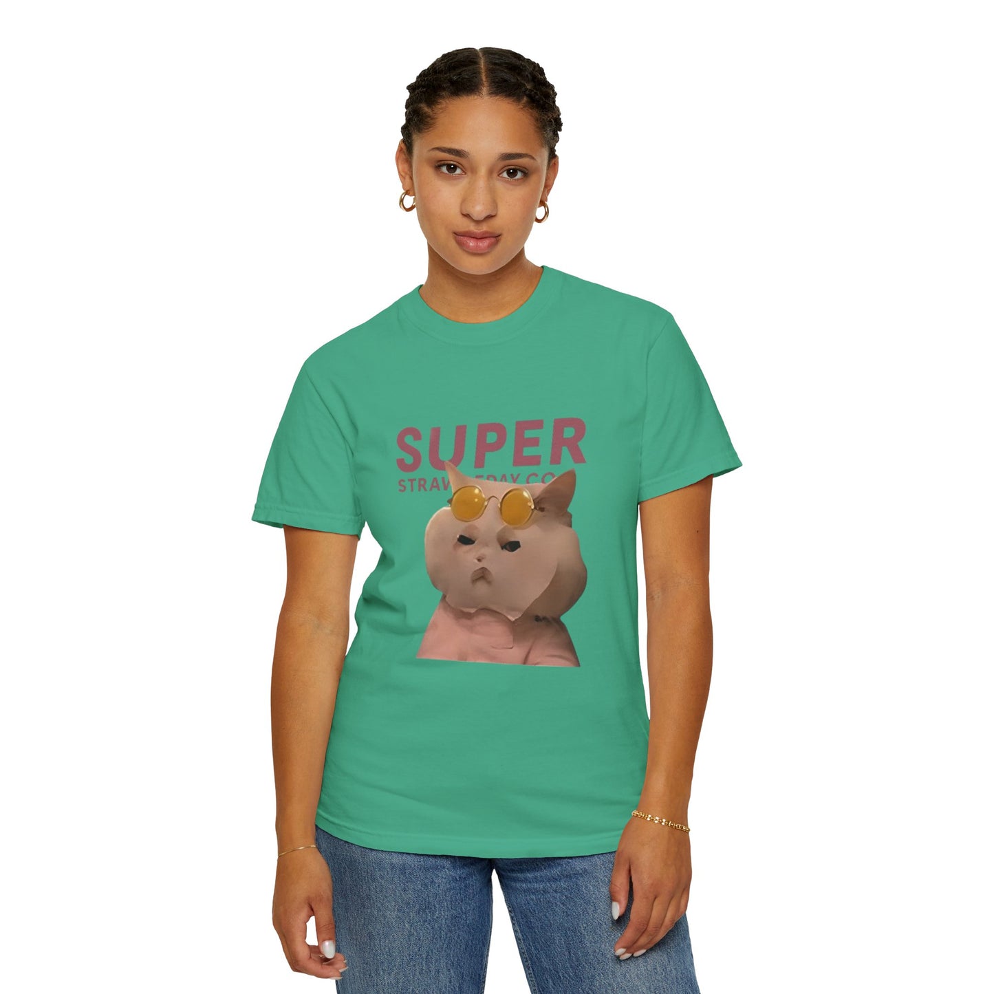 Cartoon Funny Meow Unisex T-Shirt