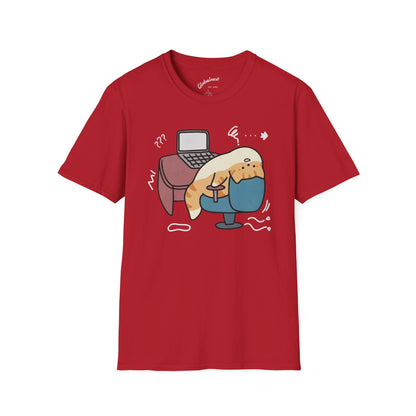 Cartoon Cozy Cat Unisex T-Shirt