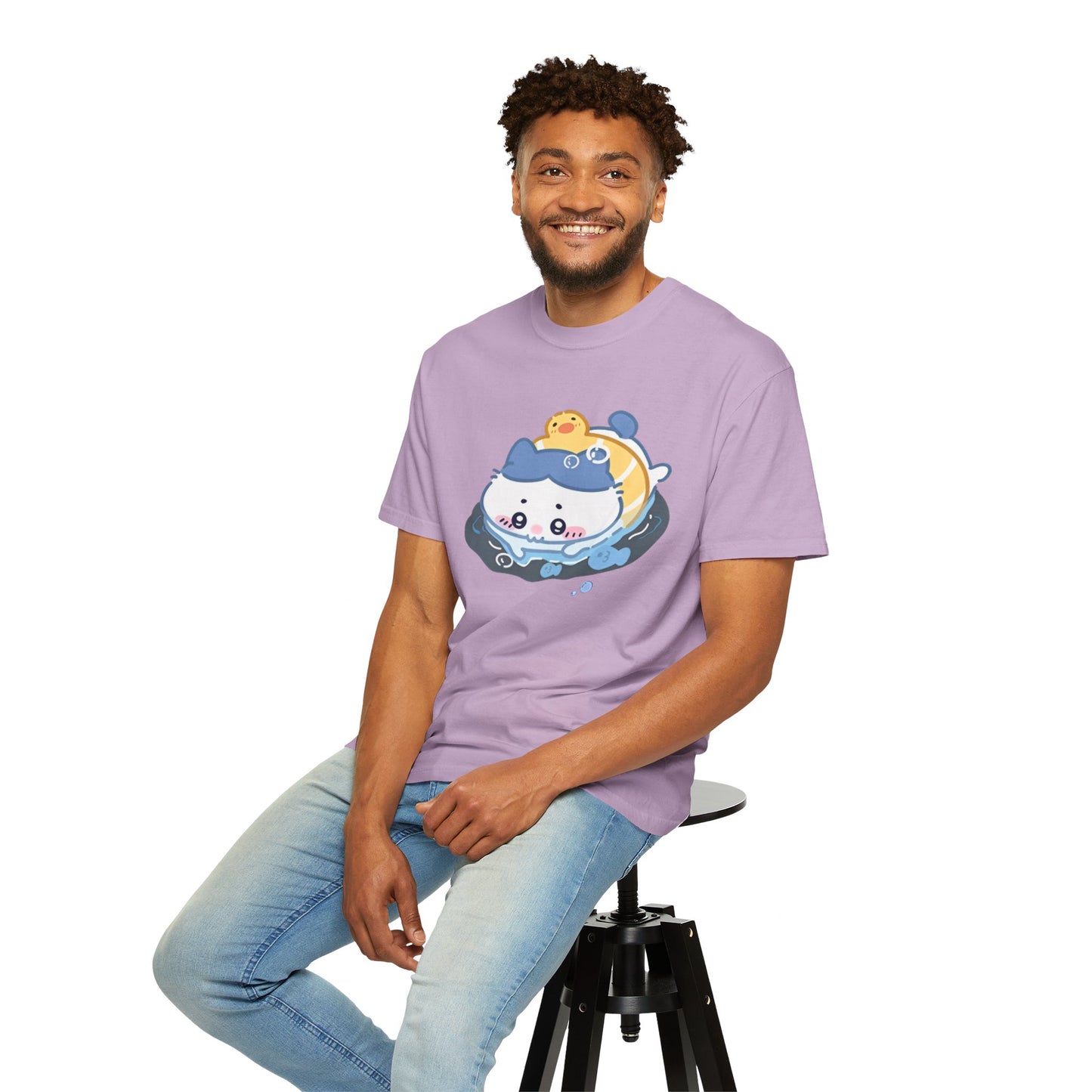 Cartoon Cute Meow Unisex T-Shirt
