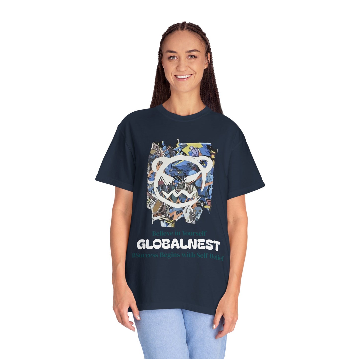 Cartoon Motivational Graphic T-shirt