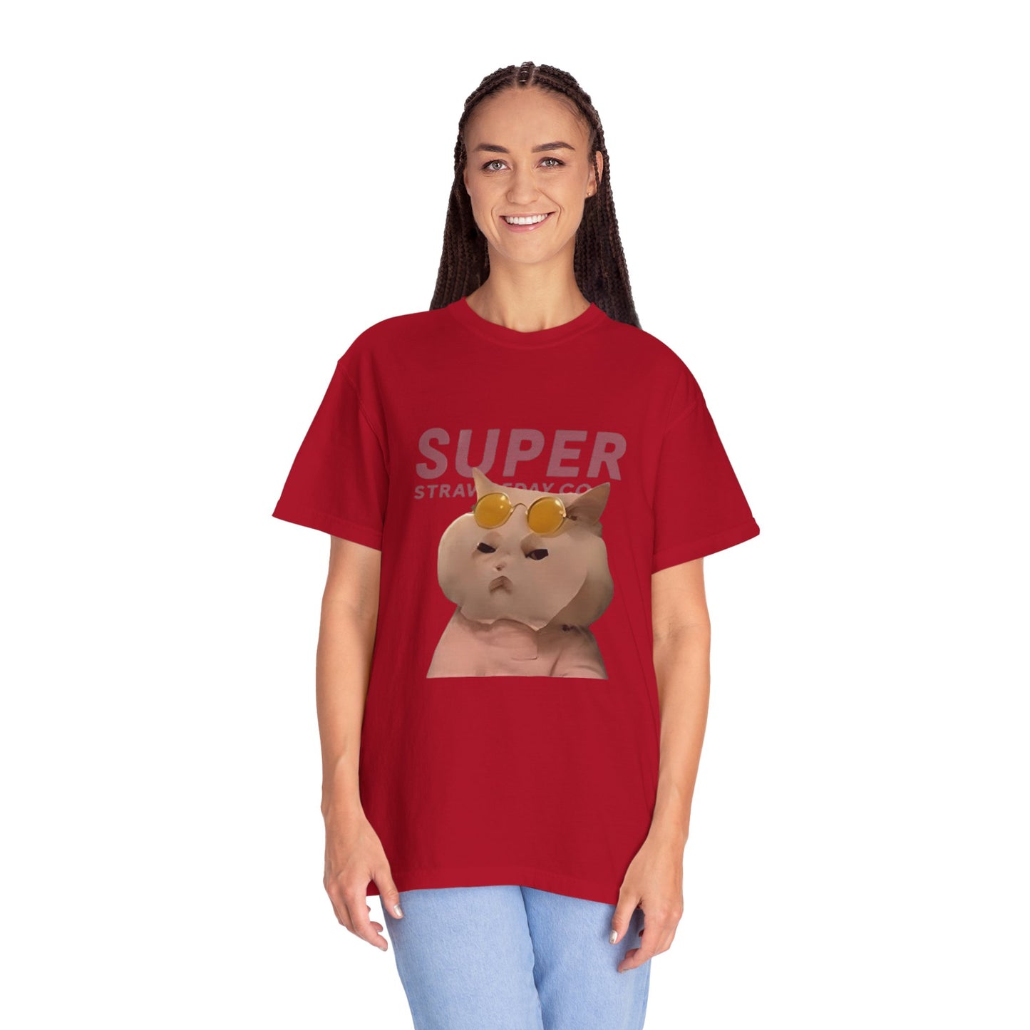 Cartoon Funny Meow Unisex T-Shirt