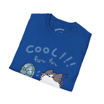 Cartoon Cool Cat Unisex T-Shirt
