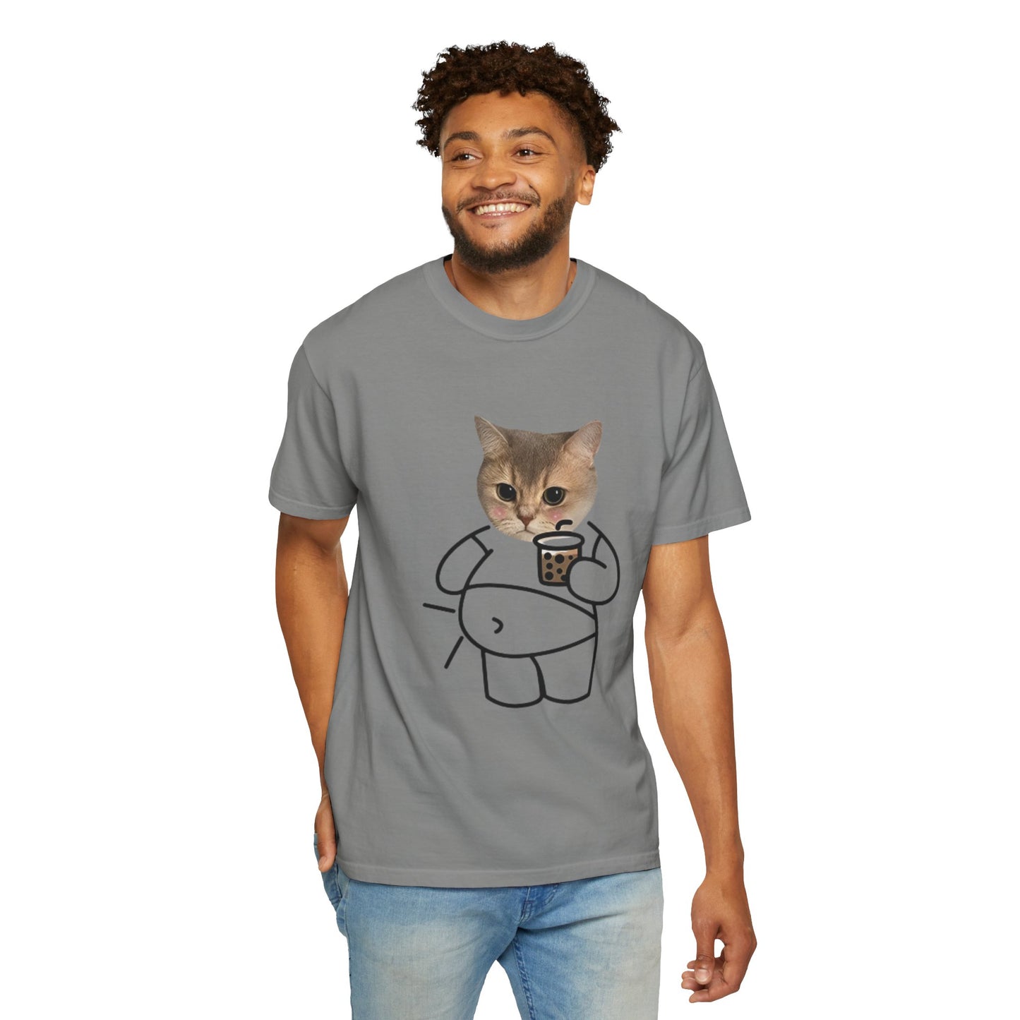 Cartoon Cute Cat Unisex T-Shirt