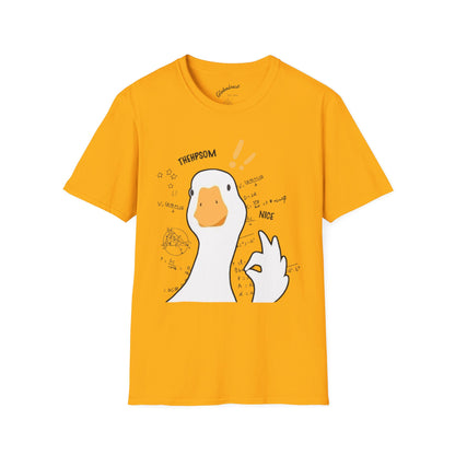 Cartoon Quirky Goose Unisex T-Shirt