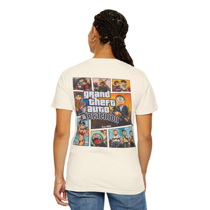 Cartoon GTA & Doraemon Unisex T-Shirt