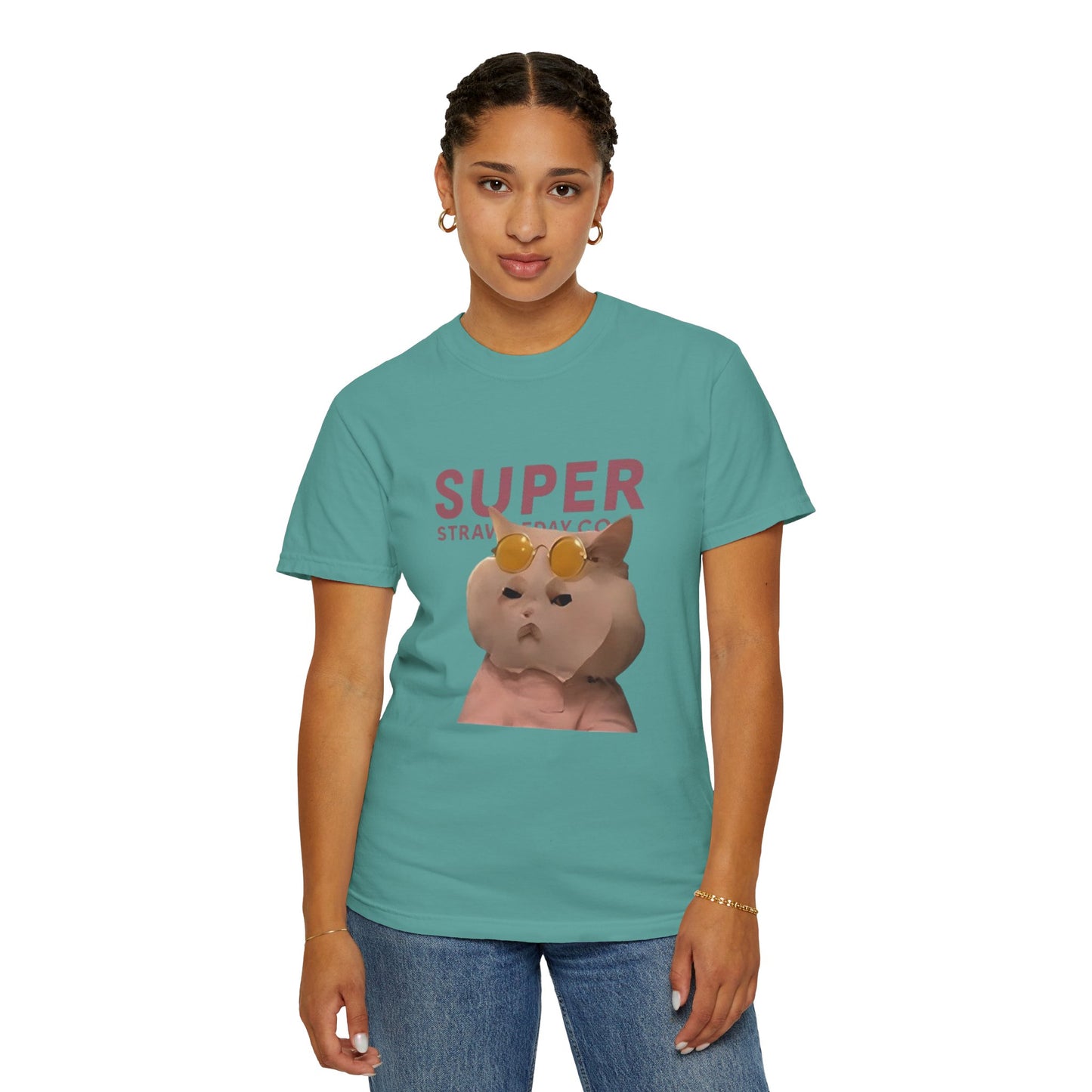 Cartoon Funny Meow Unisex T-Shirt