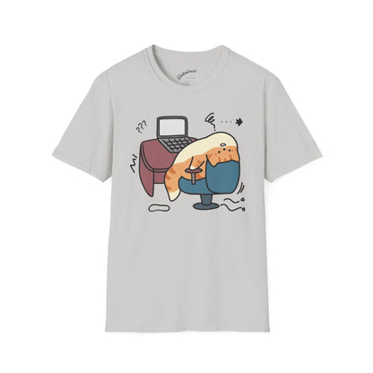 Cartoon Cozy Cat Unisex T-Shirt
