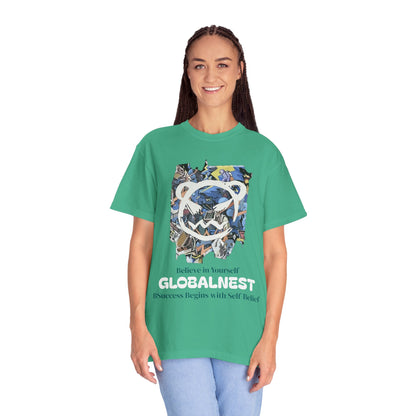 Cartoon Motivational Graphic T-shirt