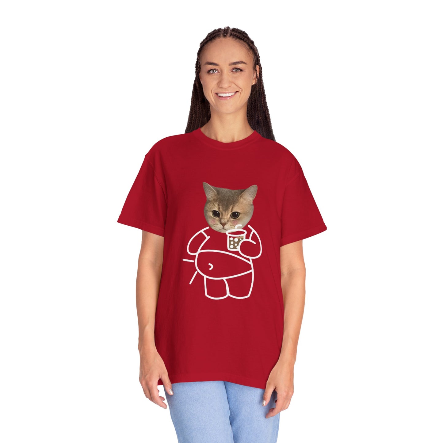 Cartoon Cute Cat Unisex T-Shirt