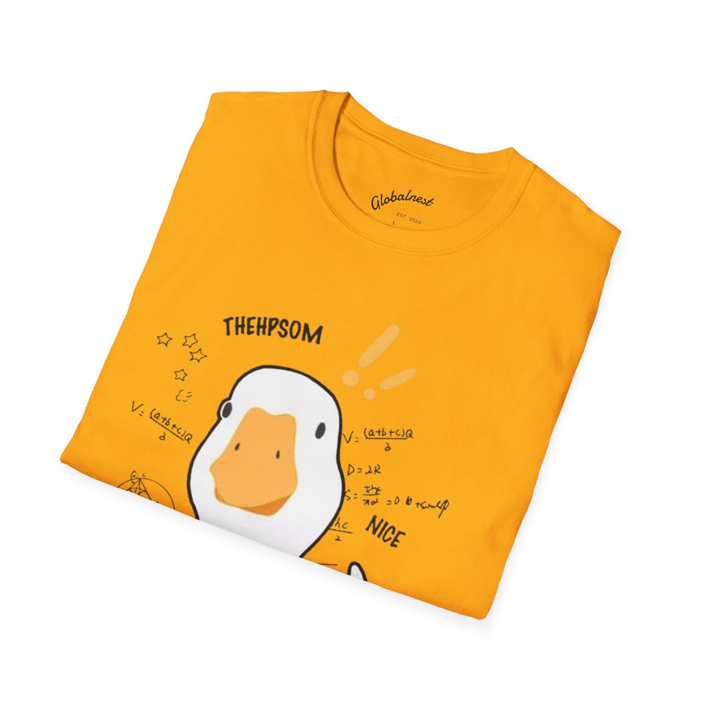Cartoon Quirky Goose Unisex T-Shirt