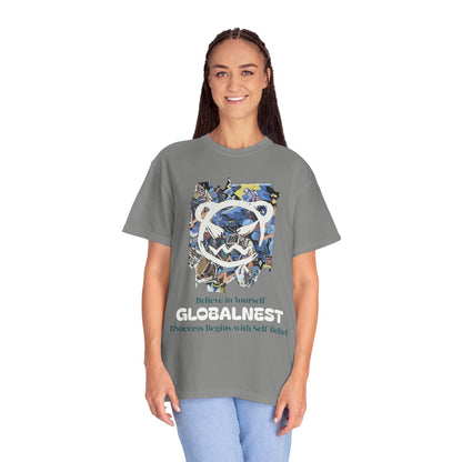 Cartoon Motivational Graphic T-shirt